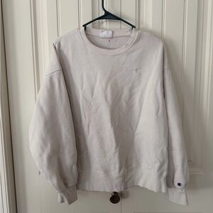 Cream Champion Crewneck
